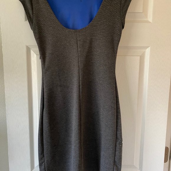 Desigual Grey and Blue Sheath Dress - Picture 6 of 7